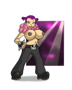 Rating: Explicit Score: 0 Tags: barbara_the_bat belt breasts daigasso_band_brothers female female_only hands_on_hips lordstevie nintendo nipples pants purple_fur rule34 solo standing tagme User: bunchy7s