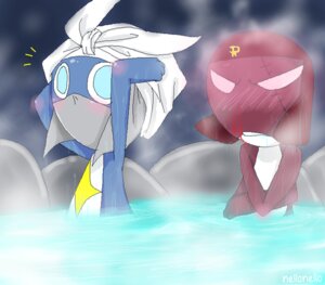 Rating: Questionable Score: 0 Tags: amphibian anime_nosebleed anthro belt blood blue_eyes blush bodily_fluids covering covering_self dororo_(sgt._frog) duo e621 giroro hot_spring keronian low_res male nellonello nosebleed rock sgt._frog steam sweat town water User: bunchy7s