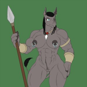 Rating: Explicit Score: 0 Tags: 1:1 2012 abs anthro armband armor biceps big_breasts black_hair blue_eyes body_hair breasts dalus e621 ear_piercing female genitals green_background hair happy_trail holding_object holding_weapon jewelry mammal melee_weapon muscular muscular_anthro muscular_female necklace nipple_piercing nipples nthanda nude piercing polearm pubes rhinoceros simple_background solo spear tail tail_tuft tribal tuft vambrace vulva warrior weapon User: bunchy7s