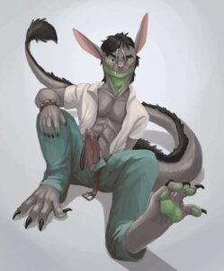 Rating: Explicit Score: 0 Tags: 4_toes abs alien antennae_(anatomy) anthro belt bottomwear bracelet claws clothed clothing digital_media_(artwork) digitigrade e621 erection feet foot_focus foreskin fur genitals hi_res humanoid_genitalia humanoid_penis hybrid jericho_(thestory) jewelry male monster muscular muscular_anthro muscular_male open_clothing open_shirt open_topwear pants pawpads paws pecs penis red_eyes shirt soles solo tail thestory toes topwear unknown_species User: bunchy7s