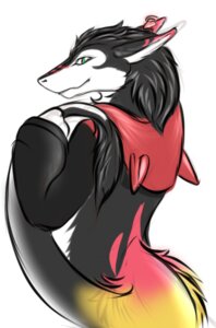 Rating: Safe Score: 0 Tags: anthro biped black_body black_hair blush clothing digital_media_(artwork) e621 furgonomics green_eyes gustav hair half-length_portrait jacket looking_at_viewer male mammal markings nautilusta portrait rear_view red_markings restricted_palette sergal smile solo standing tail tail_over_shoulder tail_tuft topwear tuft warm_colors User: bunchy7s Rating: Safe Score: 0 Tags: anthro biped black_body black_hair blush clothing digital_media_(artwork) e621 furgonomics green_eyes gustav hair half-length_portrait jacket looking_at_viewer male mammal markings nautilusta portrait rear_view red_markings restricted_palette sergal smile solo standing tail tail_over_shoulder tail_tuft topwear tuft warm_colors User: bunchy7s