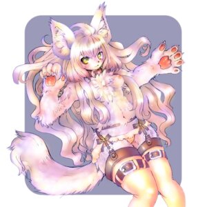 Rating: Questionable Score: 0 Tags: 1:1 breasts clothing e621 felid female fur hair kemono legwear mammal nipples paws solo stockings tail toro29 white_body white_fur white_hair User: bunchy7s