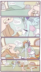 Rating: Safe Score: 0 Tags: 2013 4:7 anthro anthrofied blue_body blue_feathers blue_fur breast_size_difference breasts clothing comic container cup dahliabee dialogue duo e621 english_text equid equine feathered_wings feathers female fluttershy_(mlp) friendship_is_magic fur green_eyes hair hasbro hi_res holding_container holding_cup holding_object mammal multicolored_hair my_little_pony mythological_creature mythological_equine mythology outside pegasus pink_hair purple_eyes rainbow_dash_(mlp) rainbow_hair text wings yellow_body yellow_feathers yellow_fur User: bunchy7s