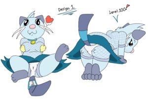 Rating: Questionable Score: 0 Tags: bra breasts butt camel_toe clothing derp_eyes dewott digi_derpwott e621 feet female fishnet_clothing generation_5_pokemon heart_symbol mammal mustelid nintendo paws pokemon pokemon_(species) roy_mccloud seashell_bra solo tail underwear User: bunchy7s
