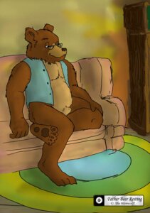 Rating: Explicit Score: 0 Tags: 1boy 5_toes anthro anthro_only bear body_fur bottomless brown_bear brown_fur chubby claws father_bear feral feral_only flaccid flaccid_penis foot_fetish glasses larger_male little_bear loose_clothes male male_only pawpads paws penis presenting_feet presenting_sheath rule34 sharp_claws sheath smiling smirk solo the_werewolf two-tone_fur ursid User: bunchy7s
