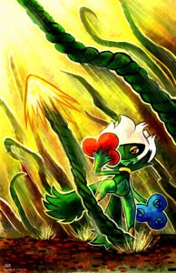 Rating: Safe Score: 0 Tags: 2012 ambiguous_gender digital_media_(artwork) e621 elemental_creature flora_fauna frenzy_plant generation_4_pokemon green_body hair haychel hi_res humanoid nintendo not_furry plant pokemon pokemon_(species) pokemon_move red_eyes roserade solo white_hair User: bunchy7s
