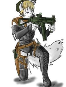 Rating: Safe Score: 0 Tags: aiming anthro armor baltoperrolobo belt beret biped blonde_hair boots bracers canid canine canis clothing concentration e621 ears_up female fluffy fluffy_tail footwear fur gun hair hat headgear headwear holding_gun holding_object holding_ranged_weapon holding_weapon holster humanoid_pointy_ears kneeling knife laced_boots lacing legwear mammal pointy_ears ranged_weapon shoes simple_background solo sucker_punch tail thigh_boots thigh_highs weapon white_background white_body white_fur wolf yellow_eyes User: bunchy7s