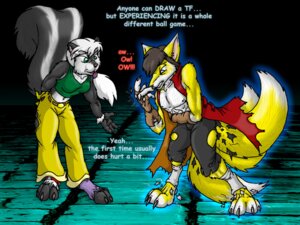 Rating: Safe Score: 0 Tags: 4:3 anthro bottomwear canid canine catmonkshiro clothing duo e621 english_text female footwear fox gloves handwear legwear male mammal mephitid pants paws skunk socks striped_skunk tail text transformation User: bunchy7s Rating: Safe Score: 0 Tags: 4:3 anthro bottomwear canid canine catmonkshiro clothing duo e621 english_text female footwear fox gloves handwear legwear male mammal mephitid pants paws skunk socks striped_skunk tail text transformation User: bunchy7s