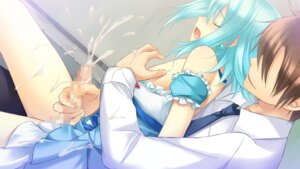 Rating: Explicit Score: 0 Tags: 2boys androgynous blue_hair brown_hair censored crossdressing cum game_cg green_eyes male manyokko_minorin_boku_ga_mahou_shoujo! multiple_boys multiple_males penis rule34 trap yaoi User: bunchy7s