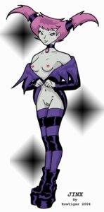 Rating: Explicit Score: 0 Tags: 1girls 2004 character_name dc dc_comics female female_only jinx_(dc) rowtiger rule34 signature smooth_skin solo teen_titans text User: bunchy7s