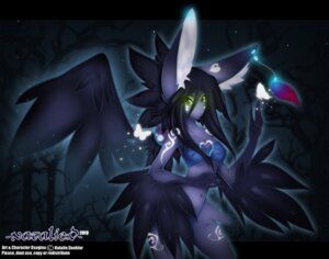 Rating: Safe Score: 0 Tags: 2013 anthro arthropod avian bird black_hair bra butterfly clothing corvid corvus_(genus) crow detailed_background e621 feathered_wings feathers female forest glowing glowing_eyes green_eyes hair heart_symbol insect lepidopteran markings na-namie oscine outside passerine plant solo tree underwear usagina white_markings wings User: bunchy7s