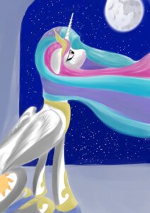 Rating: Safe Score: 0 Tags: best_princess bodily_fluids crown cutie_mark detailed_background e621 equid equine feathered_wings feathers female feral friendship_is_magic fur hair hasbro headgear horn jewelry mammal moon multicolored_hair my_little_pony mythological_creature mythological_equine mythology night princess princess_celestia_(mlp) purple_eyes rainbow_hair regret royalty sad sky solo star starry_sky tears tiara toony unknown_artist white_body white_feathers white_fur winged_unicorn wings User: bunchy7s