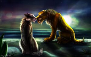 Rating: Safe Score: 0 Tags: 16:10 aurora_(phenomenon) blue_sky_studios color_contrast diego_(ice_age) digitigrade duo e621 fangs felid female feral hi_res ice_age_(series) intimate kissing licking light male male/female mammal moon mooning moonlight night outside prehistoric_species quadruped romantic romantic_ambiance romantic_couple saber-toothed_tiger sabertooth_(anatomy) sea shira_(ice_age) shore sky star starry_sky sun sunlight sunrise sunset tai_l_rodriguez tail teeth text tongue tongue_out twilight url wallpaper water widescreen User: bunchy7s