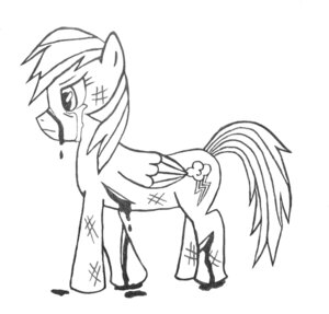 Rating: Questionable Score: 0 Tags: all_fours black_and_white blood bodily_fluids bruised cutie_mark e621 equid equine feathered_wings feathers female feral filthy_perfection friendship_is_magic gore hasbro mammal mane monochrome my_little_pony mythological_creature mythological_equine mythology pegasus rainbow_dash_(mlp) simple_background solo tail tears white_background wings wounded User: bunchy7s