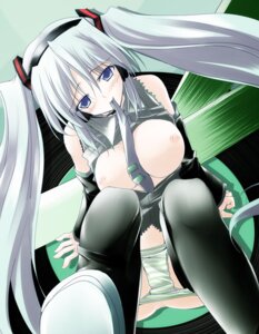 Rating: Explicit Score: 0 Tags: 1girl blue_eyes blush breasts detached_sleeves female gisyo hatsune_miku large_breasts long_hair mouth_hold necktie nipples open_clothes open_shirt pale_skin panties panty_pull rule34 shirt solo striped striped_panties thighhighs tied_hair twintails underwear very_long_hair vocaloid User: bunchy7s