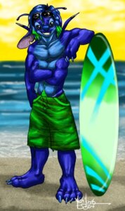 Rating: Safe Score: 0 Tags: 2004 4_arms 4_toes alien antennae_(anatomy) anthro anthrofied back_spines barefoot beach biped black_eyes blue_body blue_claws blue_fur blue_nose claws clothed clothing cloud crossed_arms detailed_background disney e621 experiment_(lilo_and_stitch) eyewear feet fur grin lilo_and_stitch looking_at_viewer male multi_arm multi_limb muscular muscular_anthro muscular_male notched_ear outside pose pubes sand sea seaside signature sky smile solo stitch_(lilo_and_stitch) sunglasses surfboard swimming_trunks swimwear toes toony topless unknown_artist vehicle water watercraft User: bunchy7s