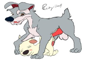 Rating: Explicit Score: 0 Tags: 2009 balls bolt_(bolt) bolt_(film) canine crossover disney feral feral_on_feral lady_and_the_tramp male male_only penis rule34 testicles tramp User: bunchy7s