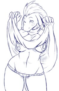 Rating: Questionable Score: 0 Tags: anthro band-aid band-aid_on_nipple bandage bikini blush breasts burquina clothed clothing clothing_lift dress dress_lift e621 female final_fantasy final_fantasy_tactics flashing line_art looking_at_viewer monochrome nipple_tape nu_mou one_eye_closed panties pasties sketch skimpy solo square_enix swimwear tape two-piece_swimsuit underwear wide_hips wink User: bunchy7s