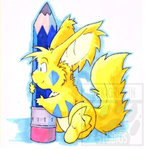 Rating: Safe Score: 0 Tags: 1:1 2007 ambiguous_gender arm_markings blue_markings e621 facial_markings fur green_eyes head_markings low_res markings pencil_(object) ponbon rick_griffin simple_background sitting solo tail unknown_species watermark white_background yellow_body yellow_fur User: bunchy7s Rating: Safe Score: 0 Tags: 1:1 2007 ambiguous_gender arm_markings blue_markings e621 facial_markings fur green_eyes head_markings low_res markings pencil_(object) ponbon rick_griffin simple_background sitting solo tail unknown_species watermark white_background yellow_body yellow_fur User: bunchy7s