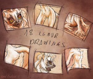 Rating: Safe Score: 0 Tags: amber_eyes anthro black_sclera butt chest_tuft e621 feet female fur hair karol_pawlinski lemur looking_at_viewer mammal nude open_mouth prehensile_feet primate sifaka silky_sifaka sketch solo strepsirrhine tail toes tuft white_body white_fur white_hair User: bunchy7s
