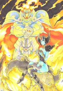 Rating: Questionable Score: 0 Tags: armor blue_skin breasts female fire fire_elemental goes_hard hex_(skylanders) ignitor legs_crossed mad-project one_breast_out rule34 skylanders sword tagme torn_clothes User: bunchy7s