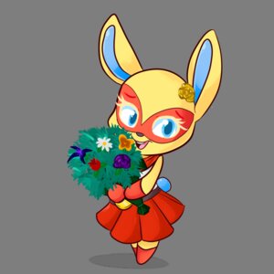 Rating: Safe Score: 0 Tags: 1:1 alpha_channel animal_crossing anthro blue_eyes bouquet e621 female flower lagomorph leporid looking_at_viewer lustrous-dreams mammal mask mira_(animal_crossing) nintendo plant rabbit solo User: bunchy7s