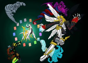 Rating: Safe Score: 0 Tags: 8_wings ambiguous_gender angel arceus bandai_namco battle black_background black_body blonde_hair claws clothing crossover digimon digimon_(species) duo e621 feathered_wings feathers feral fight generation_4_pokemon green_eyes h_box hair hi_res humanoid legendary_pokemon lucemon lucemon_chaos_mode mismatched_wings multi_wing nintendo pokemon pokemon_(species) quadruped simple_background tail teeth white_body white_clothing white_feathers winged_humanoid wings User: bunchy7s