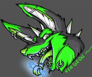 Rating: Safe Score: 0 Tags: alternative_fashion ambiguous_gender canid canine cybergoth digital_media_(artwork) e621 ear_piercing glowstick goth headshot_portrait industrial_piercing jax_the_bat low_res mammal neogeen_(character) piercing portrait rave solo tongue tongue_piercing User: bunchy7s