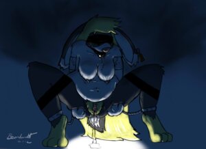 Rating: Explicit Score: 0 Tags: 14-a anthro ball_gag bdsm bearhardt blindfold bodily_fluids bondage bound breasts crouching darkness dripping e621 female frogtied front_view gag gagged genital_fluids genitals lagomorph legs_tied mammal nipples nude pubes saliva simple_background slightly_chubby solo spread_legs spreading submissive submissive_female tears vaginal_fluids vulva User: bunchy7s
