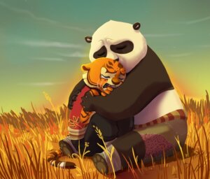 Rating: Safe Score: 0 Tags: 5_fingers anthro barefoot bear black_body black_fur black_nose bodily_fluids bottomwear brown_body brown_fur brown_nose claws clothed clothing comforting crying day detailed_background dreamworks duo e621 eyes_closed feet felid female fingers fully_clothed fur giant_panda grass hug kung_fu_panda leg_wraps male mammal master_po_ping master_tigress open_mouth orange_body orange_fur osato-kun outside overweight pantherine pants plant shorts side_view sitting size_difference sky sunset tail tears tiger topless white_body white_fur wraps User: bunchy7s