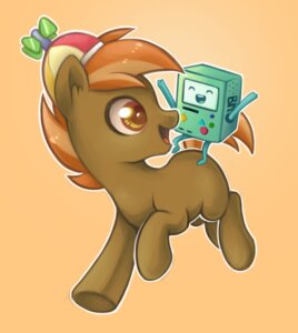 Rating: Safe Score: 0 Tags: 2013 adventure_time arms_above_head big_eyes big_head bmo brown_body brown_eyes brown_fur brown_hair button_mash_(mlp) cartoon_network clothing crossover duo e621 earth_pony equid equine eyes_closed friendship_is_magic fur hair hasbro hat headgear headwear horse looking_at_another looking_back machine male mammal mo_(adventure_time) mostly_nude my_little_pony nude on_model on_one_leg open_mouth open_smile orange_background orange_hair outline pony propeller_hat robot running short_hair simple_background size_difference smile standing toony vampirenok User: bunchy7s