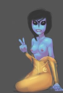 Rating: Explicit Score: 0 Tags: 1girls blue_skin female female_only greenmarine jumpsuit orange_jumpsuit rule34 solo solo_female tagme tau warhammer_(franchise) warhammer_40k User: bunchy7s
