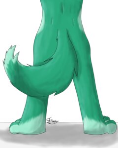 Rating: Questionable Score: 0 Tags: 2014 4:5 absurd_res ambiguous_gender anthro butt canid canine e621 feet fur hi_res hindpaw mammal paws simple_background solo tj_wesley white_background User: bunchy7s