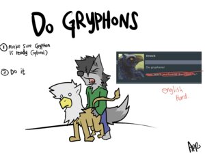Rating: Questionable Score: 0 Tags: 2013 4:3 ambiguous_gender anthro arrwulf avian beak brown_body brown_fur canid canine canis duo e621 english_text fur grey_body grey_fur gryphon humor joke male mammal mythological_avian mythological_creature mythology tail text white_body white_fur wolf User: bunchy7s Rating: Questionable Score: 0 Tags: 2013 4:3 ambiguous_gender anthro arrwulf avian beak brown_body brown_fur canid canine canis duo e621 english_text fur grey_body grey_fur gryphon humor joke male mammal mythological_avian mythological_creature mythology tail text white_body white_fur wolf User: bunchy7s
