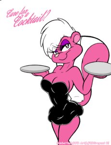 Rating: Explicit Score: 0 Tags: 2009 anthro bimbette breasts eyeshadow female furry greycat_r hair large_breasts pink_fur rule34 skunk solo tiny_toon_adventures warner_brothers white_hair User: bunchy7s
