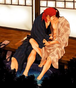 Rating: Explicit Score: 0 Tags: 2boys bandana brown_hair chest clothing gay human japanese_clothes japanese_house legs male male_only multiple_boys multiple_males nagoya_haruko rule34 short_hair touching water yaoi yukata User: bunchy7s