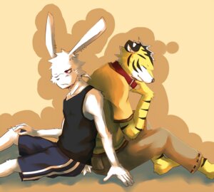 Rating: Safe Score: 0 Tags: 5_fingers anthro back_to_back black_body black_fur bottomwear claws clothed clothing collar duo e621 ear_piercing eyes_closed felid fingers fully_clothed fur hair hand_on_leg lagomorph leporid long_ears male mammal one_eye_closed pantherine pants piercing rabbit shirt shorts side_view silverio sitting stripes tank_top tiger topwear white_body white_fur wink yellow_body yellow_fur User: bunchy7s Rating: Safe Score: 0 Tags: 5_fingers anthro back_to_back black_body black_fur bottomwear claws clothed clothing collar duo e621 ear_piercing eyes_closed felid fingers fully_clothed fur hair hand_on_leg lagomorph leporid long_ears male mammal one_eye_closed pantherine pants piercing rabbit shirt shorts side_view silverio sitting stripes tank_top tiger topwear white_body white_fur wink yellow_body yellow_fur User: bunchy7s