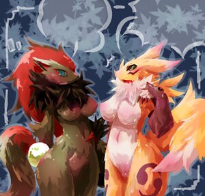 Rating: Questionable Score: 0 Tags: 2010 anthro anthrofied armwear bandai_namco black_sclera blue_eyes breasts bridal_gauntlets canid canine chest_tuft clothing countershading crossover digimon digimon_(species) digimorph duo e621 facial_markings female fur generation_5_pokemon green_eyes hair head_markings kolshica long_hair mammal markings mostly_nude navel nintendo nipples nude pokemon pokemon_(species) pokemorph red_hair renamon tail tuft white_body white_fur yellow_body yellow_fur zoroark User: bunchy7s