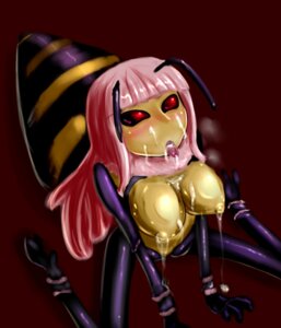 Rating: Explicit Score: 0 Tags: antennae_(anatomy) anthro arthropod arthropod_abdomen bee blush bodily_fluids breasts cum cum_on_breasts cum_on_face e621 female genital_fluids hair hymenopteran insect kemurin non-mammal_breasts pink_hair red_eyes solo tongue tongue_out User: bunchy7s