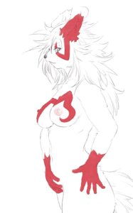 Rating: Questionable Score: 0 Tags: 5_fingers anthro anthrofied areola big_breasts biped black_nose breasts e621 eyelashes female fingers fluffy fluffy_tail fur generation_3_pokemon gloves_(marking) hair half-length_portrait humanoid_hands long_hair looking_at_viewer markings multicolored_body multicolored_breasts multicolored_fur nintendo nipple_dip nipples nude pink_areola pink_nipples pokemon pokemon_(species) pokemorph portrait red_body red_breasts red_fur red_markings simple_background sindoll solo tail two_tone_body two_tone_breasts two_tone_fur white_background white_body white_breasts white_eyes white_fur white_hair white_tail zangoose User: bunchy7s