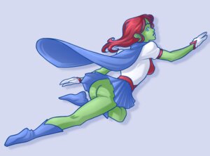 Rating: Explicit Score: 0 Tags: ass clothing dark_skin dc dc_comics female footwear green_skin miss_martian no_panties nonsexual nonsexual_nudity rule34 smooth_skin tab teen_titans upskirt User: bunchy7s
