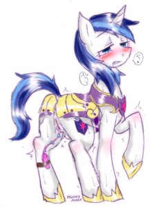 Rating: Explicit Score: 0 Tags: 2013 anus armor blue_eyes blue_hair bodily_fluids crossgender cutie_mark divskr e621 equid equine female feral friendship_is_magic fur genitals hair hasbro horn japanese_text mammal masturbation mtf_crossgender multicolored_hair my_little_pony mythological_creature mythological_equine mythology penetration sex_toy shining_armor_(mlp) simple_background solo sweat text toying_self unicorn vaginal vaginal_masturbation vibrator vulva white_background white_body white_fur User: bunchy7s