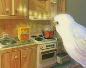 Rating: Safe Score: 0 Tags: ambiguous_gender appliance avian beak bird canary cooking e621 feathers feral finch food hi_res inside japanese_bird_cooking_spaghetti kitchen kitchen_appliance machine oscine oven passerine pasta solo text unknown_artist white_body white_feathers User: bunchy7s