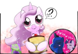 Rating: Safe Score: 0 Tags: aged_down blue_hair cake cherry child crown dessert e621 equid equine eyes_closed female feral food friendship_is_magic fruit fur group hair hasbro headgear horn horse hoyeechun juice_box mammal multicolored_hair my_little_pony pink_eyes pink_hair plant pony princess princess_celestia_(mlp) princess_luna_(mlp) purple_body purple_fur purple_hair question_mark royalty twilight_sparkle_(mlp) two_tone_hair young young_feral User: bunchy7s