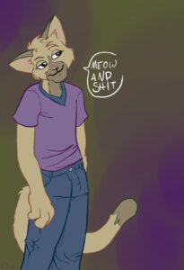 Rating: Safe Score: 0 Tags: abstract_background anthro biped bottomwear brown_body brown_eyes brown_fur clothed clothing compfive countershading denim denim_bottomwear denim_clothing dialogue dipstick_tail domestic_cat e621 english_text felid feline felis fully_clothed fur jeans male mammal markings multicolored_tail pants portrait smile solo speech_bubble standing tail tail_markings tan_body tan_fur tan_tail_tip text three-quarter_portrait User: bunchy7s Rating: Safe Score: 0 Tags: abstract_background anthro biped bottomwear brown_body brown_eyes brown_fur clothed clothing compfive countershading denim denim_bottomwear denim_clothing dialogue dipstick_tail domestic_cat e621 english_text felid feline felis fully_clothed fur jeans male mammal markings multicolored_tail pants portrait smile solo speech_bubble standing tail tail_markings tan_body tan_fur tan_tail_tip text three-quarter_portrait User: bunchy7s