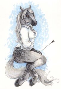 Rating: Questionable Score: 0 Tags: 2006 anthro bottomless breasts brown_eyes butt caribou_(artist) cleavage clothed clothing e621 equid equine female fur grey_body grey_fur grey_hair hair holding_object holding_whip hooves horse long_hair looking_aside looking_at_viewer mammal riding_crop shirt side_view solo tail topwear whip User: bunchy7s