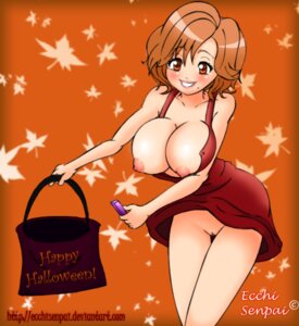Rating: Explicit Score: 0 Tags: bag blush breasts brown_eyes brown_hair candy ecchisenpai female halloween happy_halloween huge_breasts mole pussy rule34 thigh_gap thighs uncensored vagina User: bunchy7s