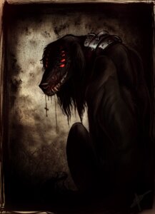 Rating: Safe Score: 0 Tags: abstract_background baskerville_(hellsing) blood bodily_fluids canid canid_demon canine canis collar cross cross_necklace demon detailed domestic_dog e621 female feral hellhound hellsing hi_res jewelry maladies mammal multi_eye mythological_canine mythological_creature mythology necklace realistic red_eyes simple_background solo User: bunchy7s