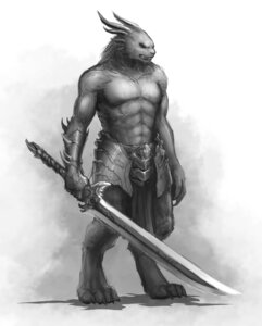 Rating: Safe Score: 0 Tags: abs armor biceps bottomwear charr clothed clothing e621 felid genjiilim guild_wars holding_melee_weapon holding_object holding_sword holding_weapon horn line_art loincloth male mammal melee_weapon monochrome muscular muscular_male simple_background solo standing sword topless warrior weapon white_background User: bunchy7s