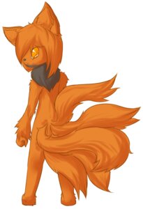 Rating: Safe Score: 0 Tags: anthro biped canid canine digital_media_(artwork) dracothedragon e621 elemental_creature feet female fire fire_creature fox fur hair looking_back mammal multi_tail nude orange_body orange_eyes orange_fur orange_hair simple_background snofu solo standing tail white_background User: bunchy7s